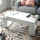 Mesa de centro elevable blanca Nova