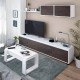 Mesa de centro elevable blanca Nova