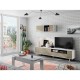 Mesa de centro elevable blanca Nova