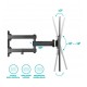 Soporte de TV articulado para pared pantallas LCD 32-55 pulgadas 35kg