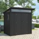 Cobertizo de metal Harz 226x187x223cm 4,23m2