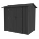 Cobertizo de metal Spree antracita 232x176x212cm 4,10m2