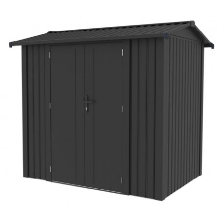 Cobertizo de metal Spree antracita 232x176x212cm 4,10m2