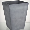 Maceta imitación cemento cuadrada 40cm