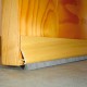 Burlete pvc puerta con fleco 0.93m