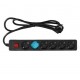 Base Schuko 6t + interruptor con cable 1,5m