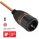 Prolongación naranja 3x1,5mm 10m 16A 250V