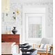 Ventana PVC 1 hoja con persiana 75x100cm izquierda