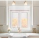 Ventana PVC 2 hoja con persiana 100x100cm derecha