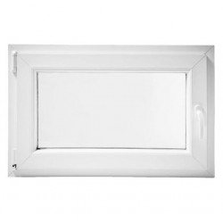 Ventana PVC 1 hoja 88x58cm izquierda
