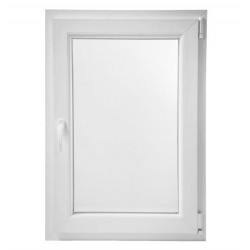 Ventana PVC 1 hoja 58x110cm derecha