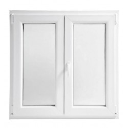 Ventana PVC 2 hojas 100x100 derecha