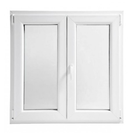 Ventana PVC 2 hojas 100x100 derecha