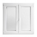 Ventana PVC 2 hojas 100x100 derecha