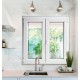 Ventana PVC 2 hojas 100x110 derecha