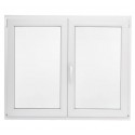 Ventana PVC 2 hojas 120x100cm derecha
