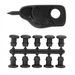 Punzón 4mm + 10 tapones