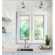Ventana PVC 2 hojas 100x100 derecha