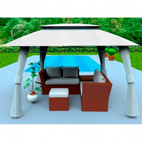 Cortinas repuesto para pérgola 3x4m
