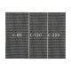 5 mallas de carburo silico GR80-120-220