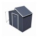 Cobertizo de metal con tragaluz Nottingham 293x129x229cm 3,78m2