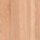 Mesa comedor extensible melamina blanco/roble Kendra