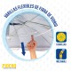 Sombrilla plegable aluminio para playa