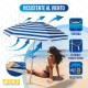 Sombrilla plegable aluminio para playa