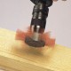Cepillo abanico alambre nylon 100mm 1/4"