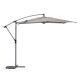 Parasol de acero excéntrico 3 metros taupé