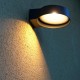 Aplique LED de pared exterior gris antracita 12W 1000lm 3000K Naya