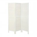 Biombo de 3 hojas madera blanca