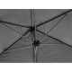 Parasol de acero excéntrico 3 metros pizarra