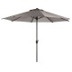 Parasol de aluminio Loompa 3 metros taupe