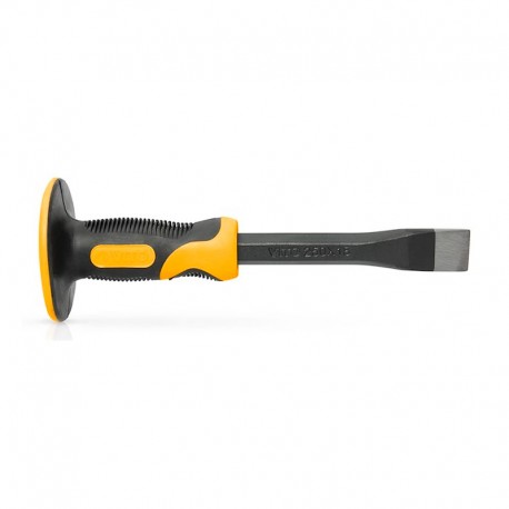 Cincel punta plana 300mm con protector