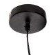 Lámpara colgante de metal/polietileno/PVC negra E27 40W Alara