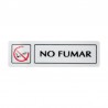 Cartel de No Fumar 163x45cm