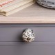 Pomo para mueble de porcelana flores 40mm E-504