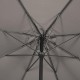Parasol de aluminio Loompa 3 metros pizarra