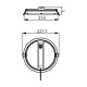 Set de 2 downlights empotrables redondos blancos 23,5W 4000K Philips
