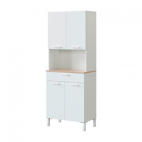 Buffet de cocina blanco con 4 puertas y 1 cajón Kira