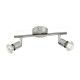 Regleta de 2 focos cromo GU10 50W Limbali Philips