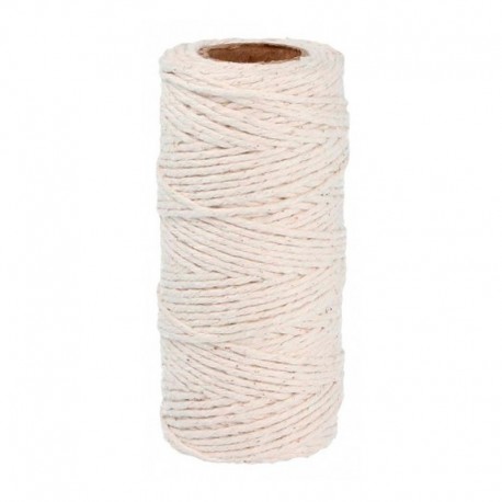 Hilo de algodón natural cableado 55gr 70m