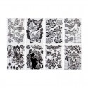 Sticker pegatina blanco y negro decorativo en surtido 30x40cm