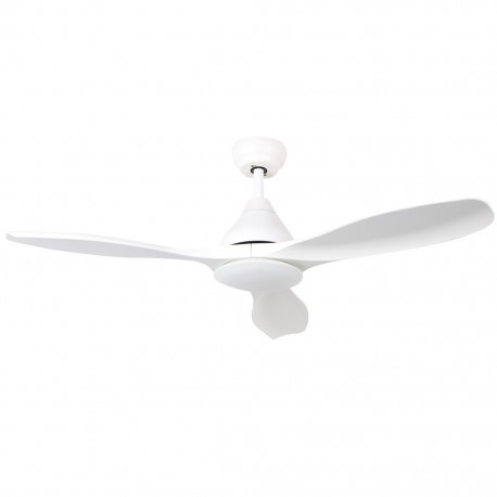 Ventilador de techo DC blanco con luz led + mando Ø117 Luma