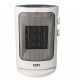 Calefactor vertical oscilante 1500w gris