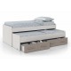 Cama doble 2 cajones 198x96x69cm