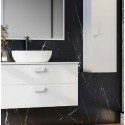 Mueble de baño suspendido Nuria blanco mate 60cm