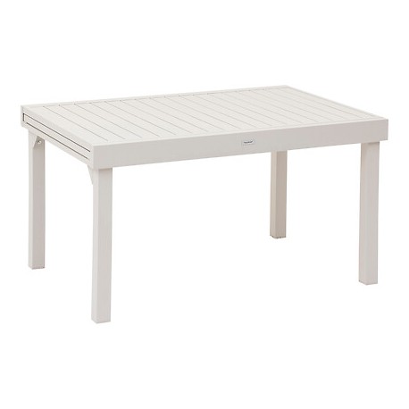 Mesa Piazza aluminio arcilla 135-270x90cm
