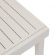 Mesa Piazza aluminio arcilla 135-270x90cm